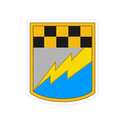 525th Expeditionary Military Intelligence Brigade (U.S. Army) REVERSE PRINT Transparent Die-Cut STICKER 2 Inch Die-Cut Transparent - The Sticker Space