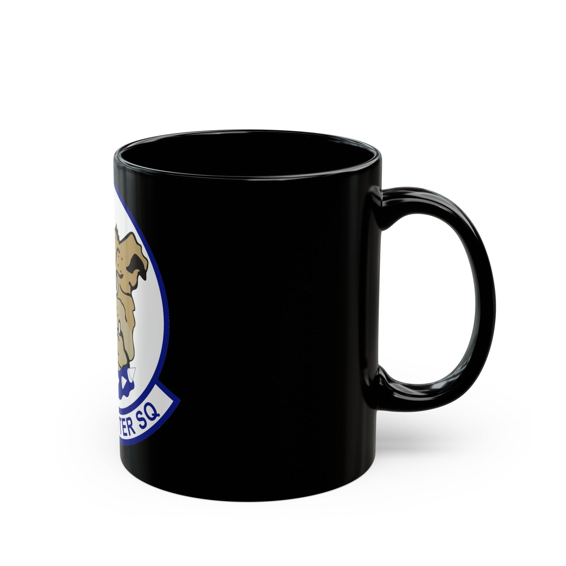 525th Fighter Squadron (U.S. Air Force) Black Coffee Mug-The Sticker Space