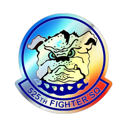 525th Fighter Squadron (U.S. Air Force) Holographic STICKER Die-Cut Vinyl Decal-2 Inch-The Sticker Space