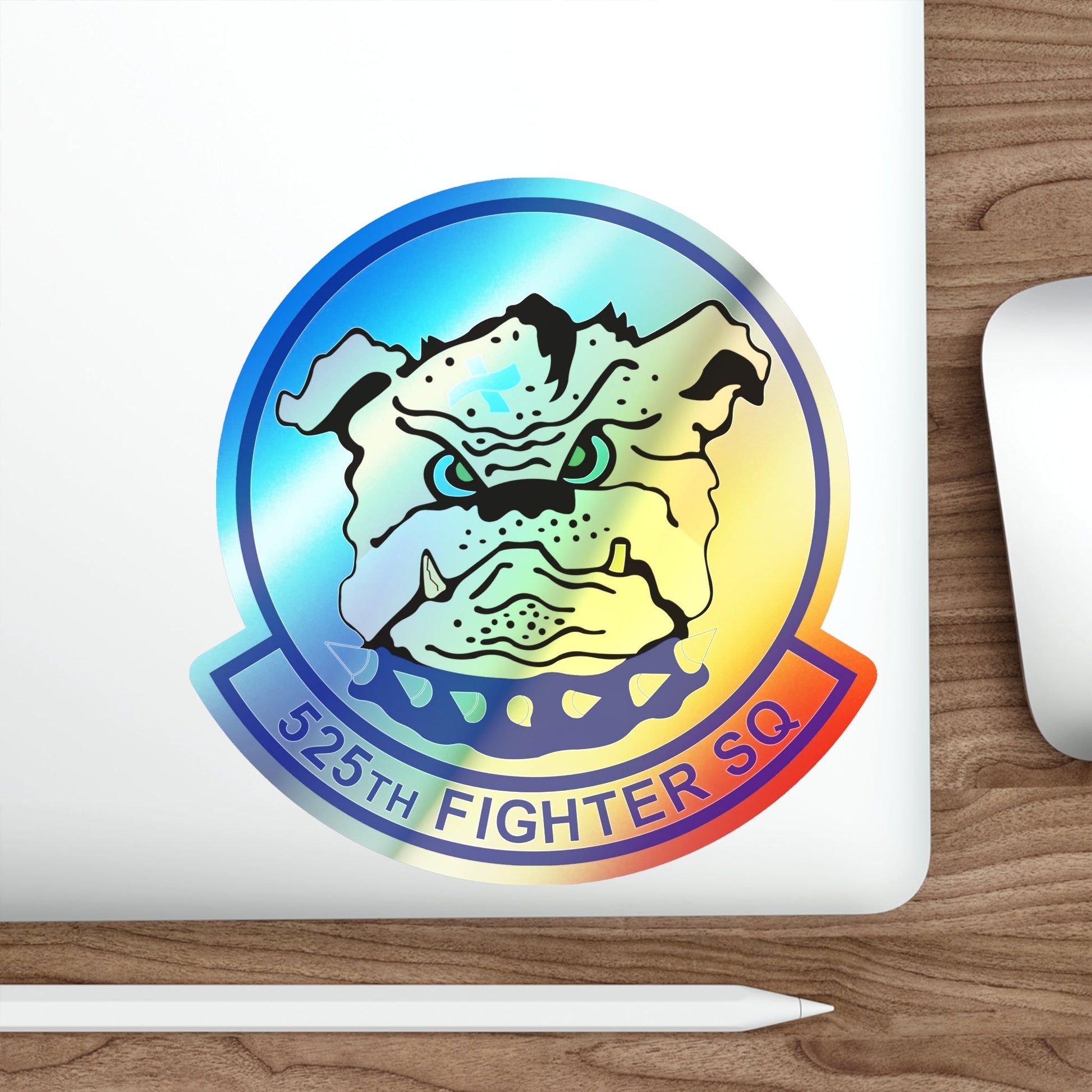 525th Fighter Squadron (U.S. Air Force) Holographic STICKER Die-Cut Vinyl Decal-The Sticker Space