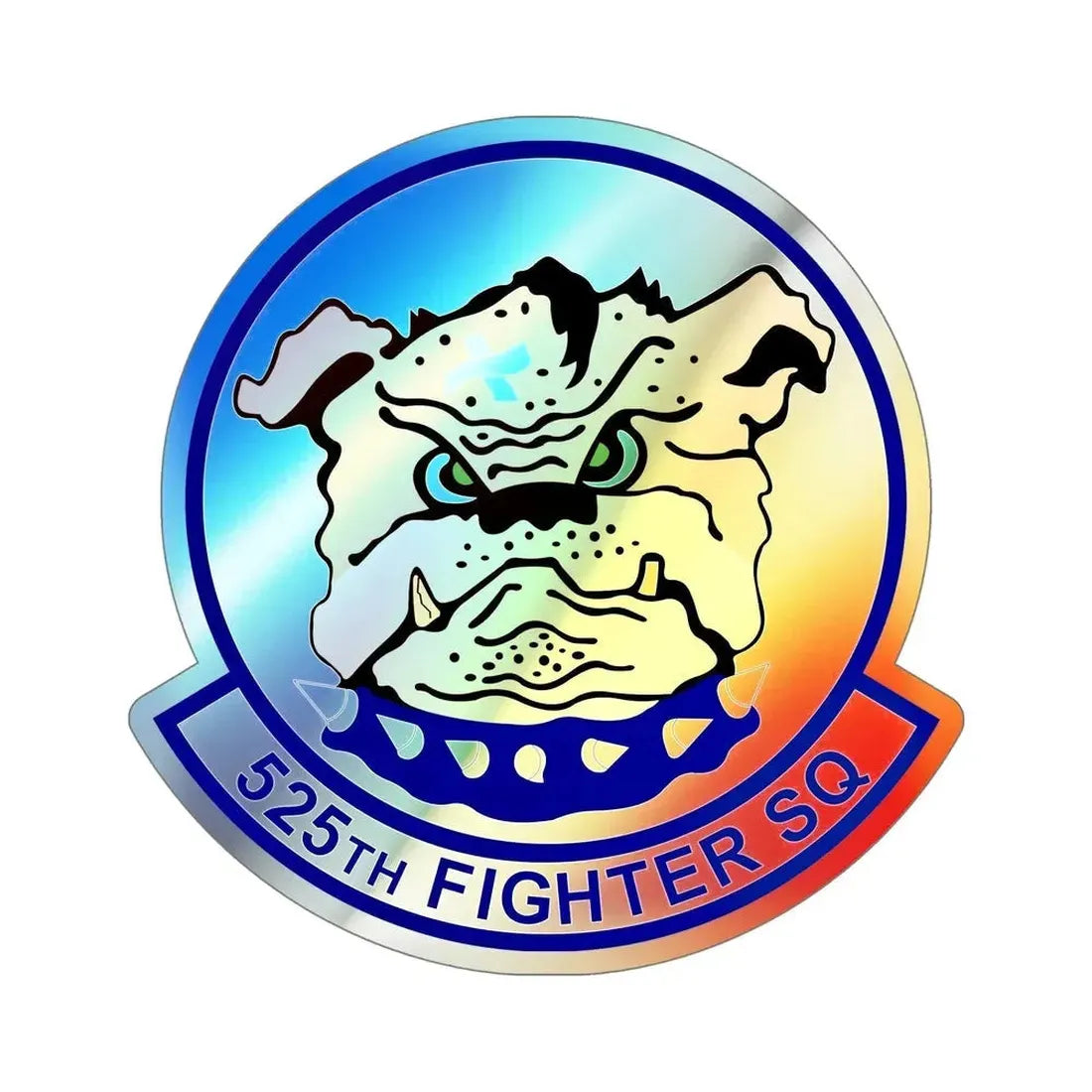 525th Fighter Squadron (U.S. Air Force) Holographic STICKER Die-Cut Vinyl Decal - The Sticker Space