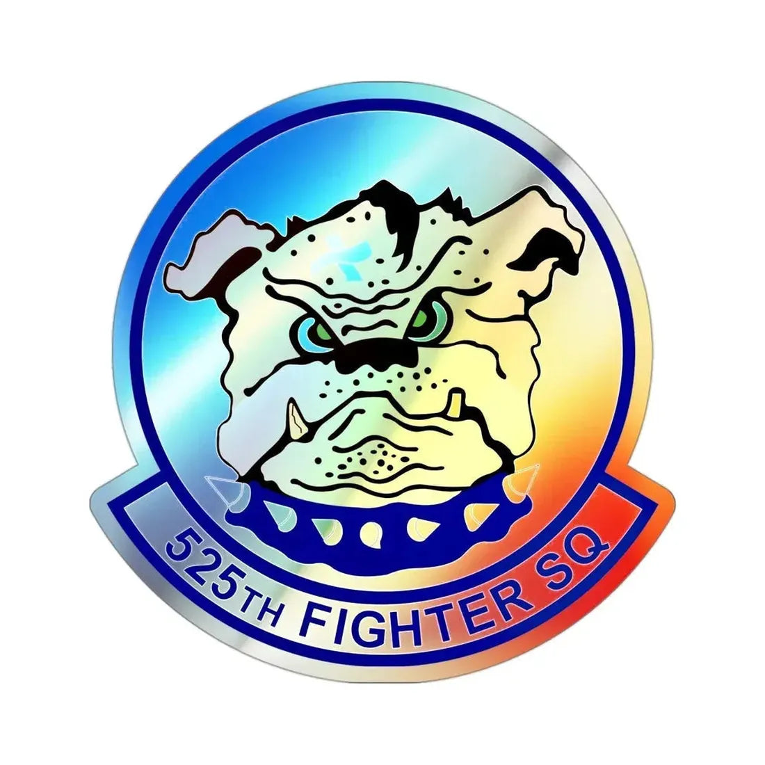 525th Fighter Squadron (U.S. Air Force) Holographic STICKER Die-Cut Vinyl Decal - The Sticker Space