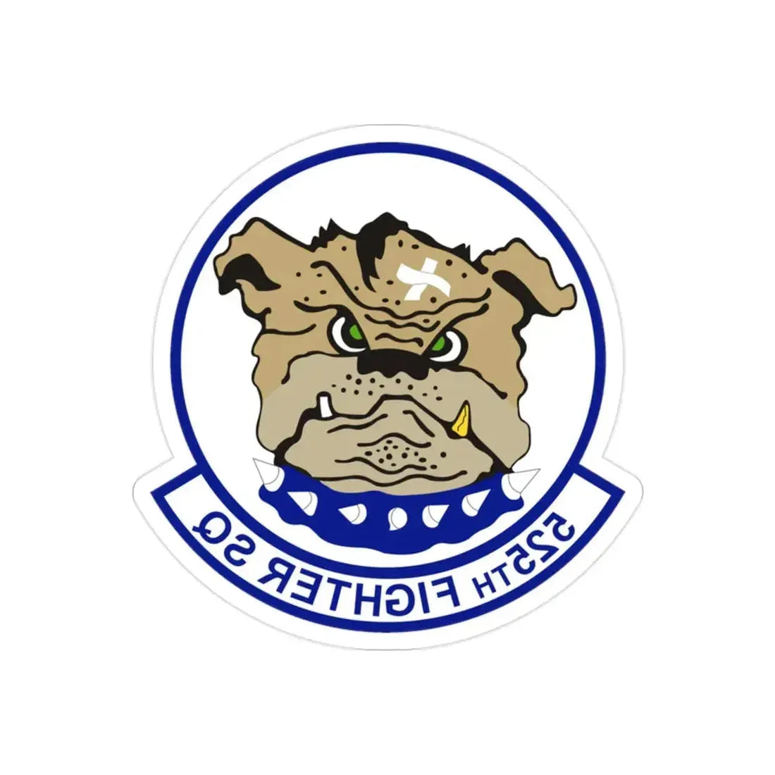 525th Fighter Squadron (U.S. Air Force) REVERSE PRINT Transparent Die-Cut STICKER - The Sticker Space