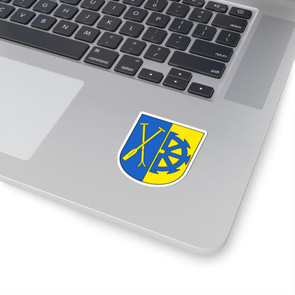 Rüdlingen-blazon (Switzerland) (Coat of Arms) STICKER Vinyl Kiss-Cut Decal