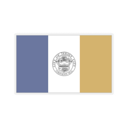 Flag of Jersey City - STICKER Vinyl Kiss-Cut Decal