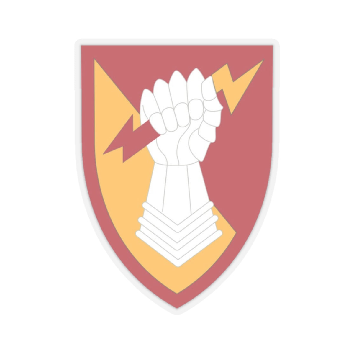 38th Air Defense Artillery Brigade (U.S. Army) STICKER Vinyl Kiss-Cut Decal-2 Inch-Transparent-The Sticker Space