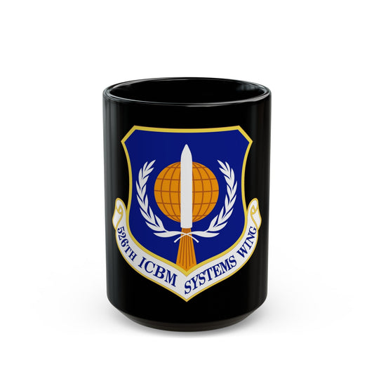 526th ICBM Systems Wing (U.S. Air Force) Black Coffee Mug-15oz-The Sticker Space