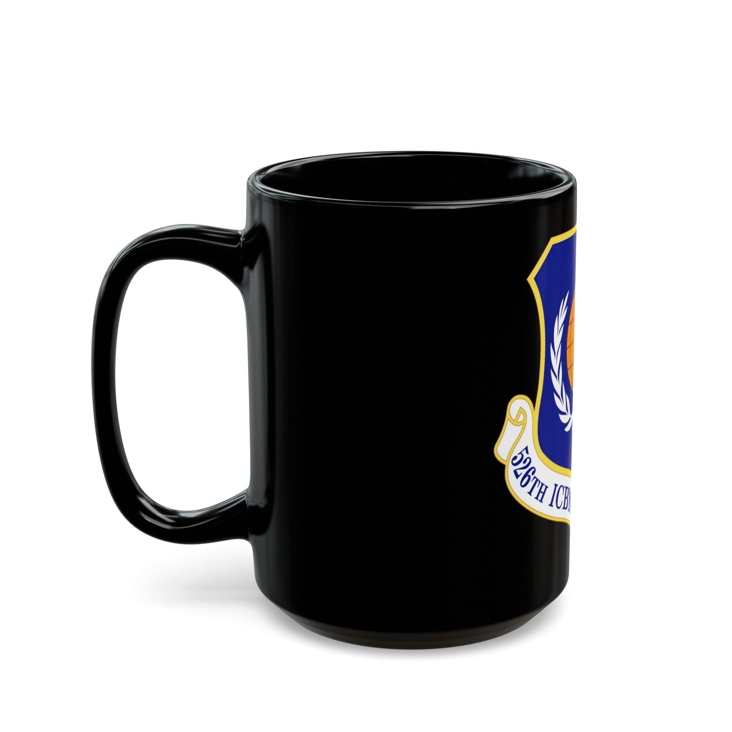 526th ICBM Systems Wing (U.S. Air Force) Black Coffee Mug-The Sticker Space