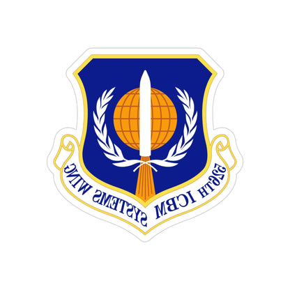 526th ICBM Systems Wing (U.S. Air Force) REVERSE PRINT Transparent STICKER-4 Inch-The Sticker Space