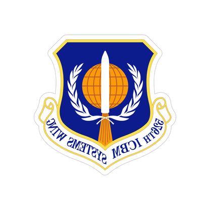 526th ICBM Systems Wing (U.S. Air Force) REVERSE PRINT Transparent STICKER-5 Inch-The Sticker Space