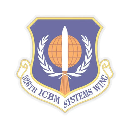 526th ICBM Systems Wing (U.S. Air Force) STICKER Vinyl Kiss-Cut Decal 2 Inch Transparent - The Sticker Space