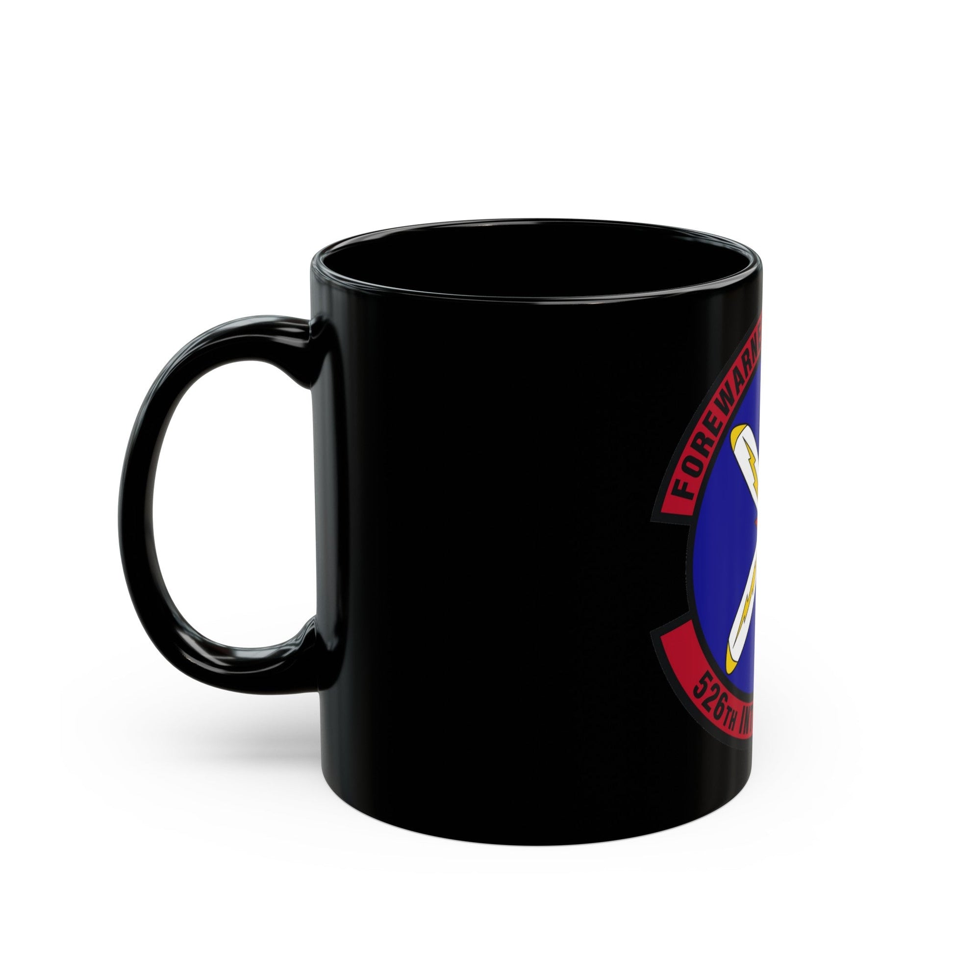 526th Intelligence Squadron (U.S. Air Force) Black Coffee Mug-The Sticker Space