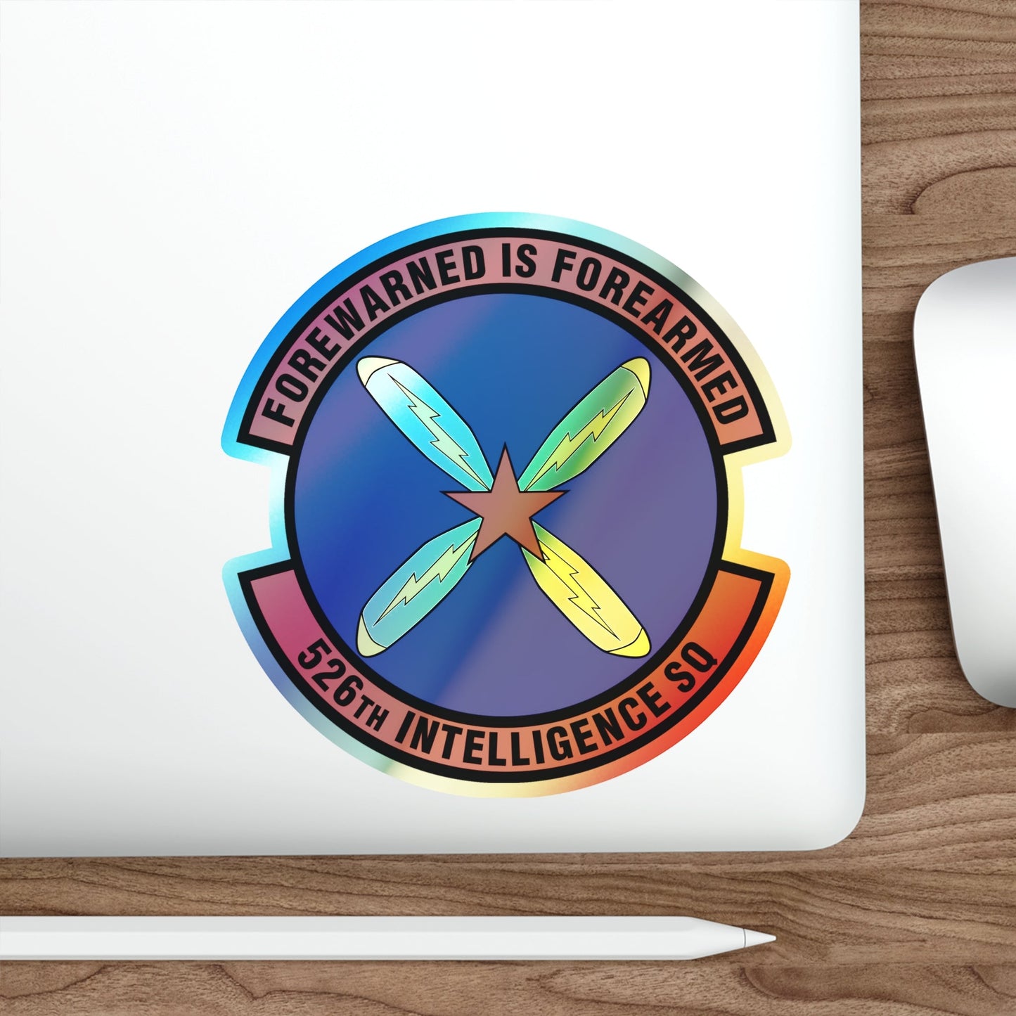 526th Intelligence Squadron (U.S. Air Force) Holographic STICKER Die-Cut Vinyl Decal-The Sticker Space