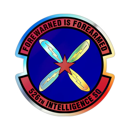 526th Intelligence Squadron (U.S. Air Force) Holographic STICKER Die-Cut Vinyl Decal-2 Inch-The Sticker Space