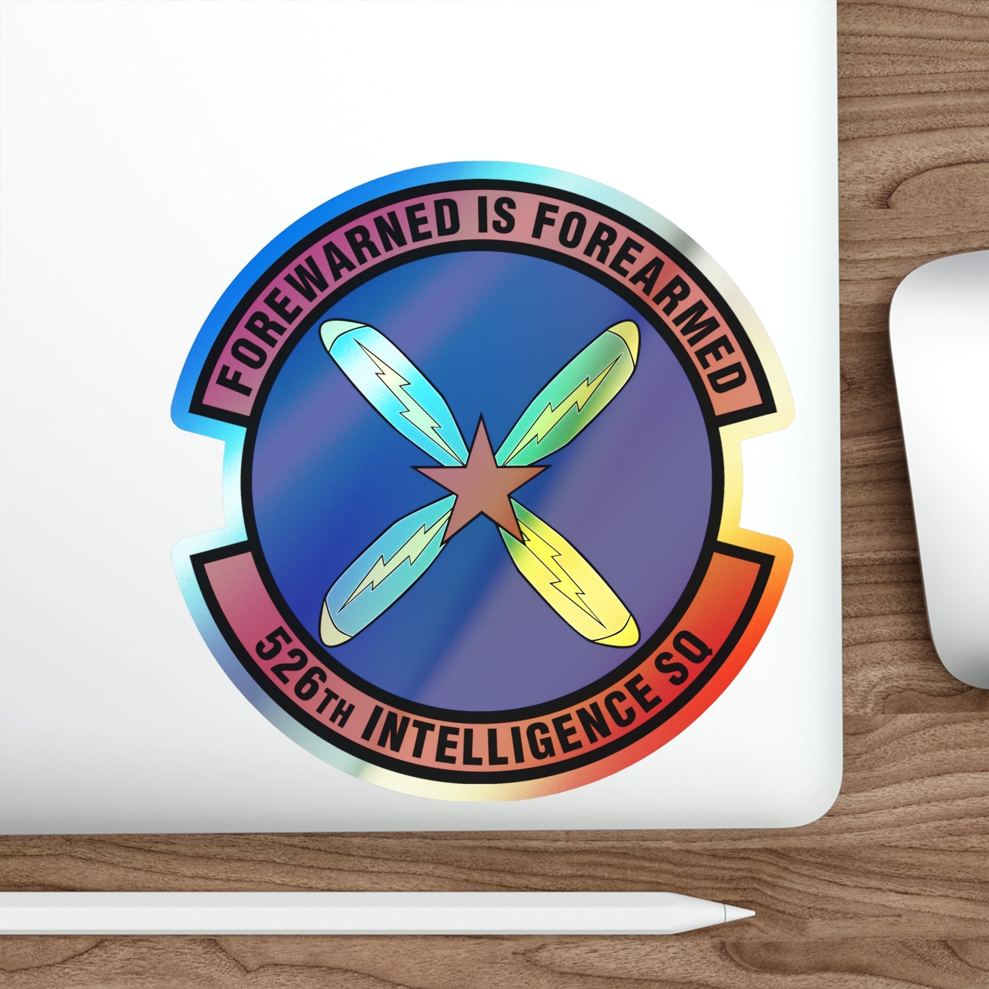 526th Intelligence Squadron (U.S. Air Force) Holographic STICKER Die-Cut Vinyl Decal-The Sticker Space