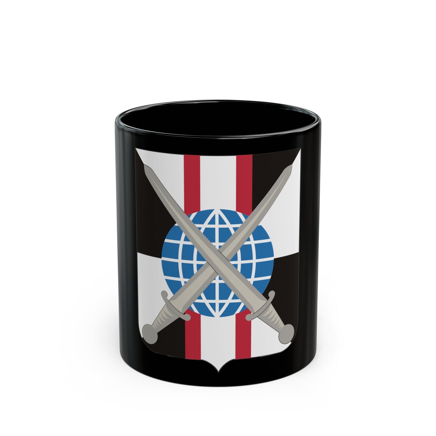 527 Military Intelligence Battalion 2 (U.S. Army) Black Coffee Mug-11oz-The Sticker Space