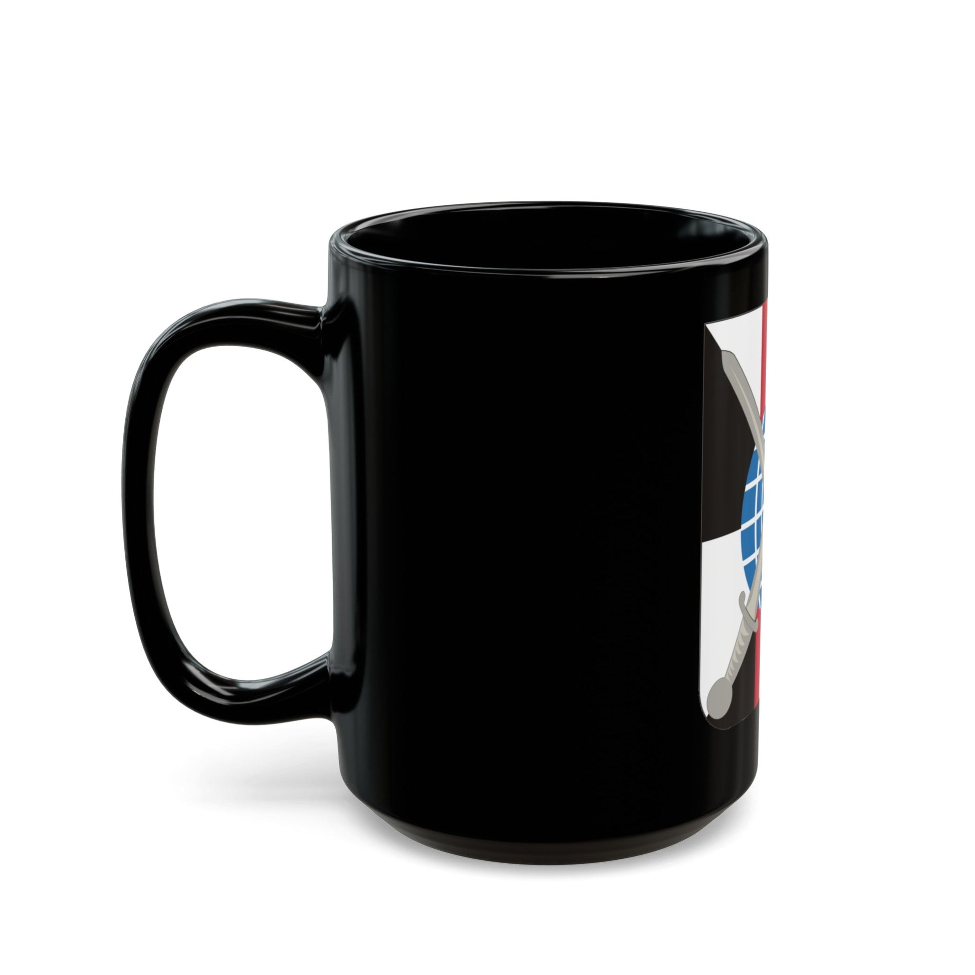 527 Military Intelligence Battalion 2 (U.S. Army) Black Coffee Mug-The Sticker Space