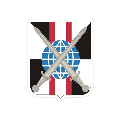 527 Military Intelligence Battalion 2 (U.S. Army) REVERSE PRINT Transparent Die-Cut STICKER - The Sticker Space