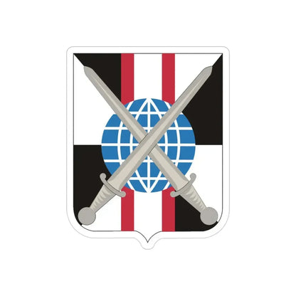527 Military Intelligence Battalion 2 (U.S. Army) REVERSE PRINT Transparent Die-Cut STICKER - The Sticker Space