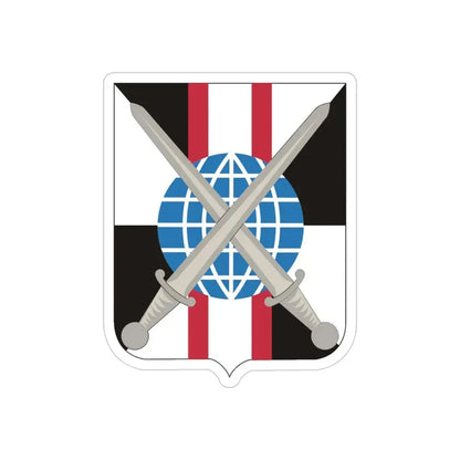 527 Military Intelligence Battalion 2 (U.S. Army) REVERSE PRINT Transparent Die-Cut STICKER - The Sticker Space