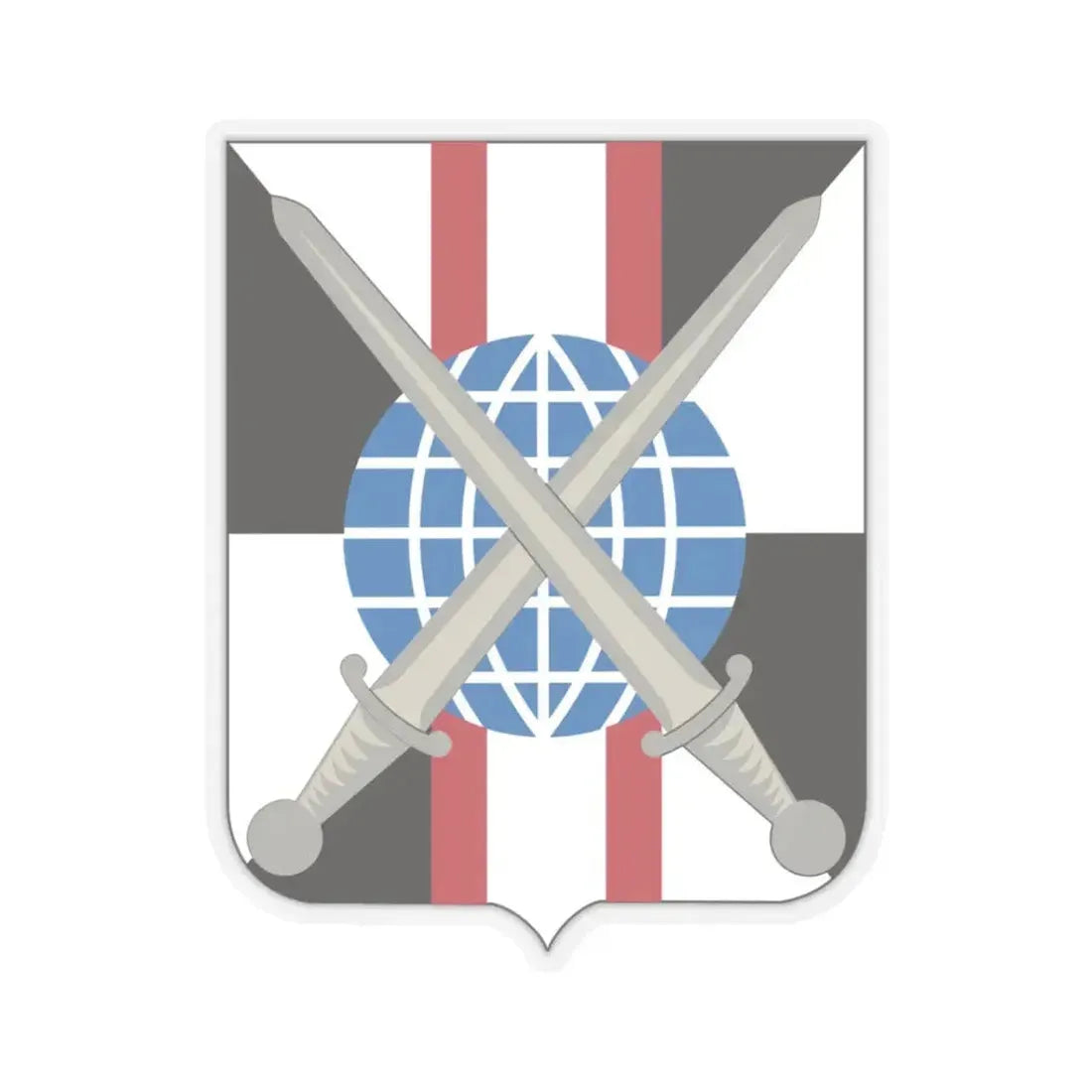 527 Military Intelligence Battalion 2 (U.S. Army) STICKER Vinyl Kiss-Cut Decal 3 Inch Transparent - The Sticker Space