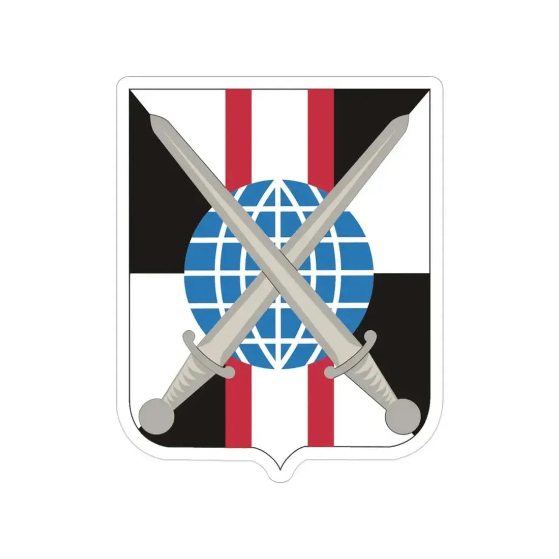 527 Military Intelligence Battalion 2 (U.S. Army) Transparent STICKER Die-Cut Vinyl Decal 3 Inch - The Sticker Space