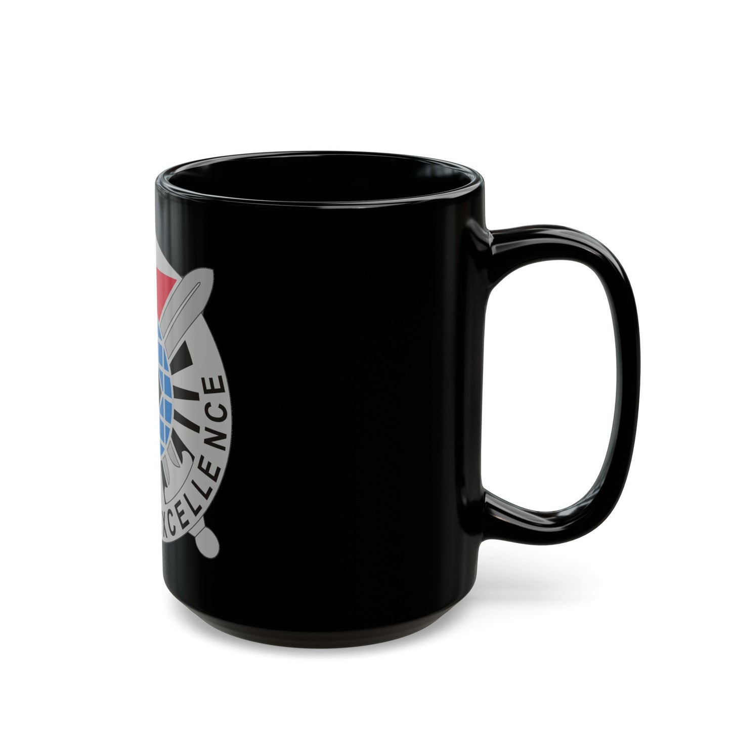 527 Military Intelligence Battalion (U.S. Army) Black Coffee Mug-The Sticker Space