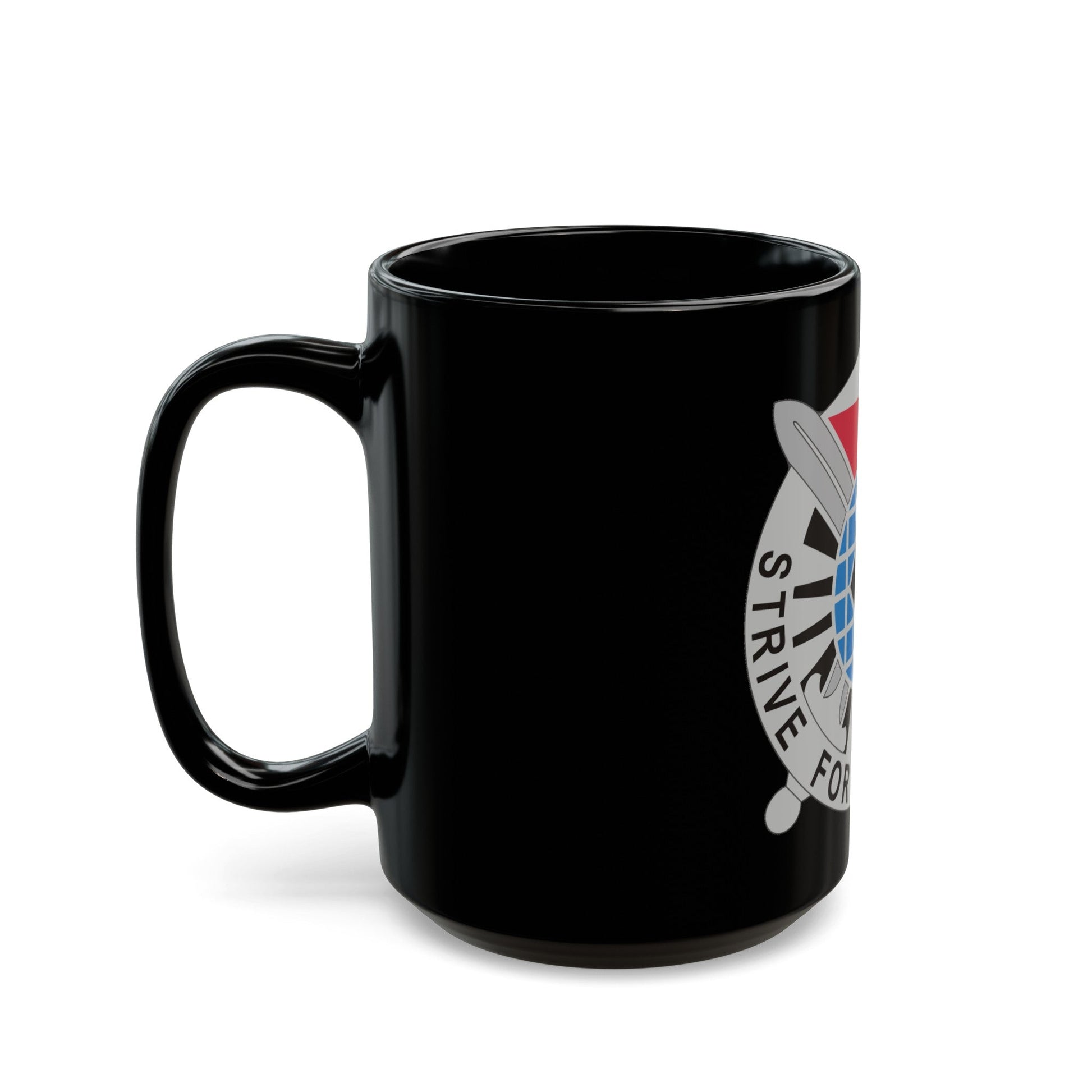 527 Military Intelligence Battalion (U.S. Army) Black Coffee Mug-The Sticker Space