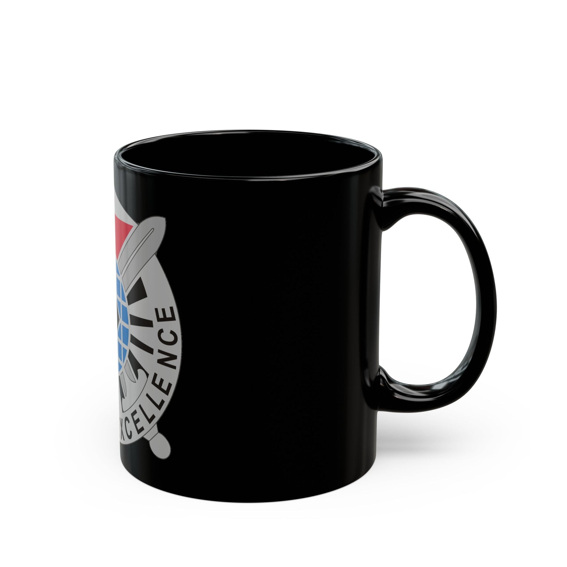 527 Military Intelligence Battalion (U.S. Army) Black Coffee Mug-The Sticker Space