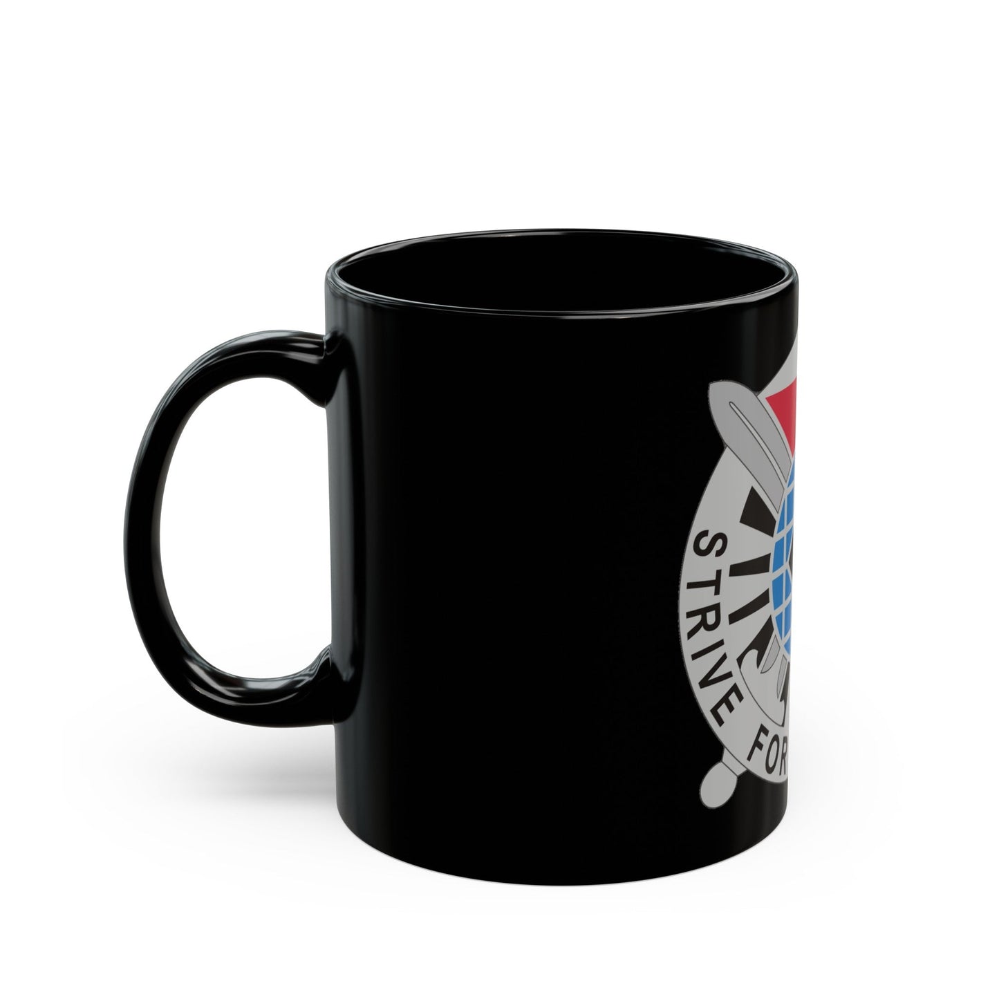 527 Military Intelligence Battalion (U.S. Army) Black Coffee Mug-The Sticker Space