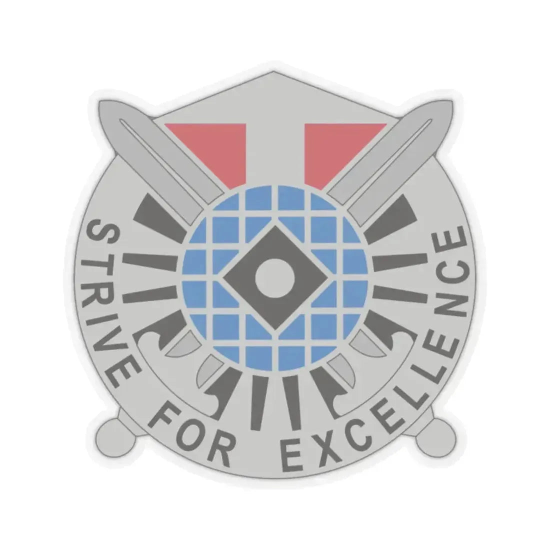 527 Military Intelligence Battalion (U.S. Army) STICKER Vinyl Kiss-Cut Decal 2 Inch Transparent - The Sticker Space