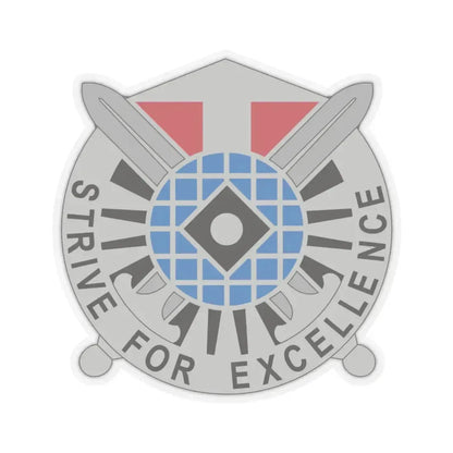 527 Military Intelligence Battalion (U.S. Army) STICKER Vinyl Kiss-Cut Decal 3 Inch Transparent - The Sticker Space