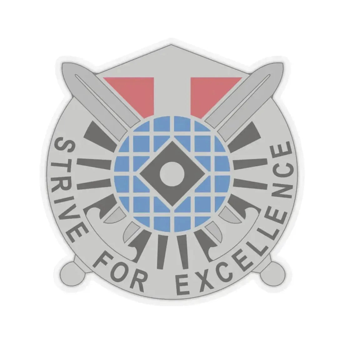 527 Military Intelligence Battalion (U.S. Army) STICKER Vinyl Kiss-Cut Decal 4 Inch Transparent - The Sticker Space