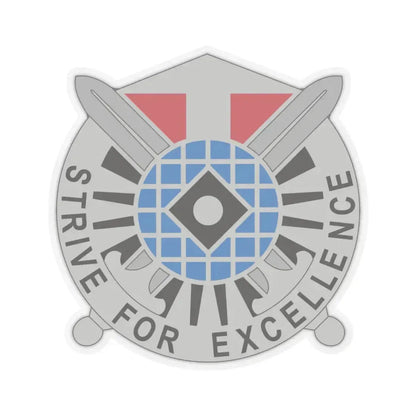 527 Military Intelligence Battalion (U.S. Army) STICKER Vinyl Kiss-Cut Decal 6 Inch Transparent - The Sticker Space