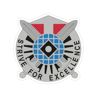 527 Military Intelligence Battalion (U.S. Army) Transparent STICKER Die-Cut Vinyl Decal 3 Inch - The Sticker Space
