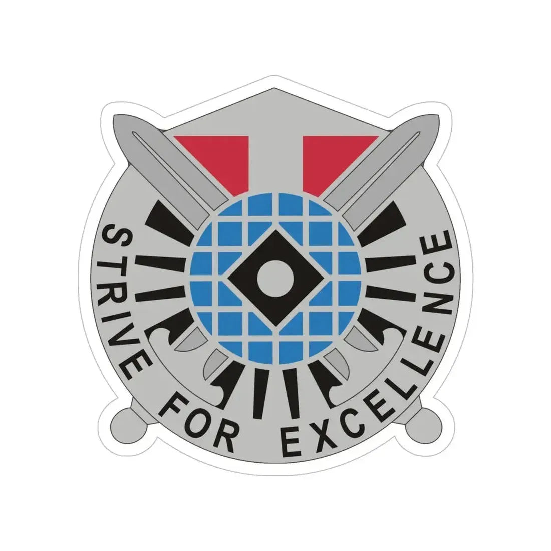 527 Military Intelligence Battalion (U.S. Army) Transparent STICKER Die-Cut Vinyl Decal - The Sticker Space