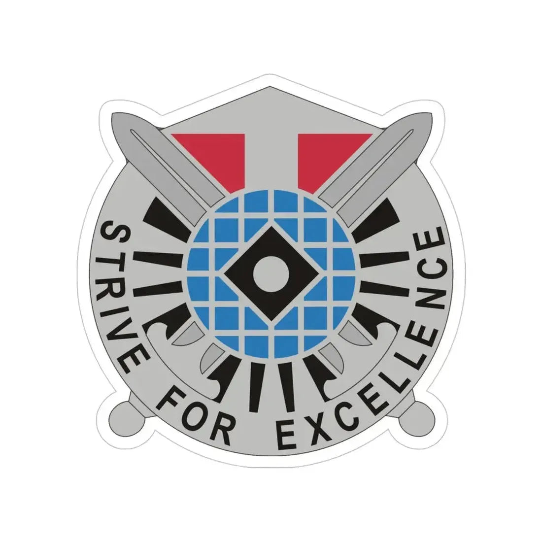 527 Military Intelligence Battalion (U.S. Army) Transparent STICKER Die-Cut Vinyl Decal - The Sticker Space