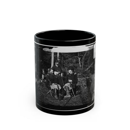 The Peninsula, Va. Lts. George A. Custer, Nicolas Bowen, And William G. Jones (U.S. Civil War) Black Coffee Mug
