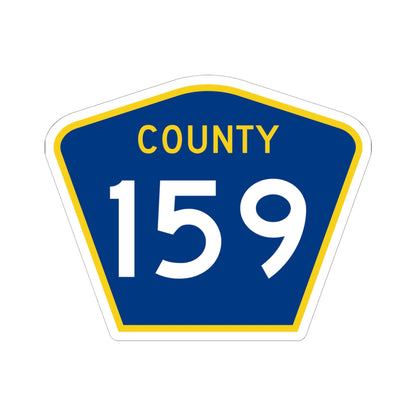 County 159 MN (Minnesota) (Road Sign) STICKER Vinyl Kiss-Cut Decal