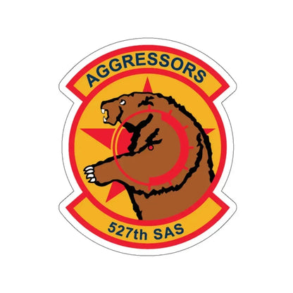 527TH SAS AGRESSORS (U.S. Air Force) STICKER Vinyl Die-Cut Decal - The Sticker Space
