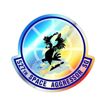 527th Space Aggressor Squadron (U.S. Air Force) Holographic STICKER Die-Cut Vinyl Decal-2 Inch-The Sticker Space