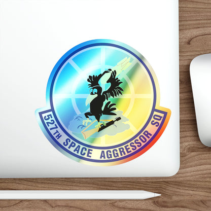 527th Space Aggressor Squadron (U.S. Air Force) Holographic STICKER Die-Cut Vinyl Decal-The Sticker Space