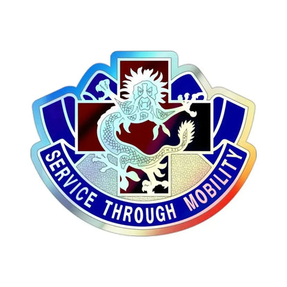 528 Field Hospital (U.S. Army) Holographic STICKER Die-Cut Vinyl Decal - The Sticker Space