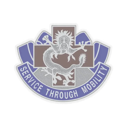 528 Field Hospital (U.S. Army) STICKER Vinyl Kiss-Cut Decal 3 Inch Transparent - The Sticker Space