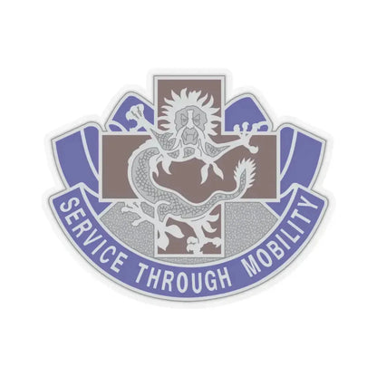 528 Field Hospital (U.S. Army) STICKER Vinyl Kiss-Cut Decal 4 Inch Transparent - The Sticker Space