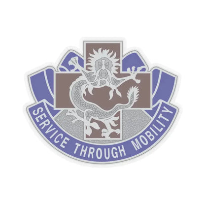 528 Field Hospital (U.S. Army) STICKER Vinyl Kiss-Cut Decal 6 Inch Transparent - The Sticker Space