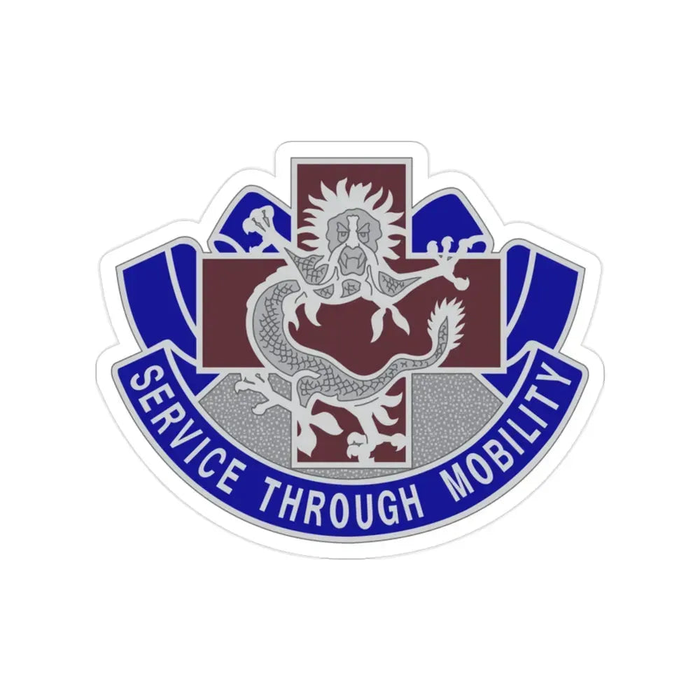 528 Field Hospital (U.S. Army) Transparent STICKER Die-Cut Vinyl Decal 2 Inch - The Sticker Space