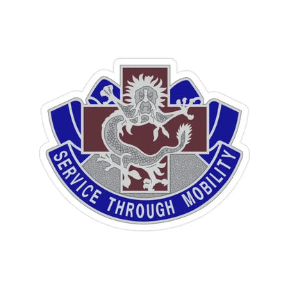 528 Field Hospital (U.S. Army) Transparent STICKER Die-Cut Vinyl Decal 2 Inch - The Sticker Space