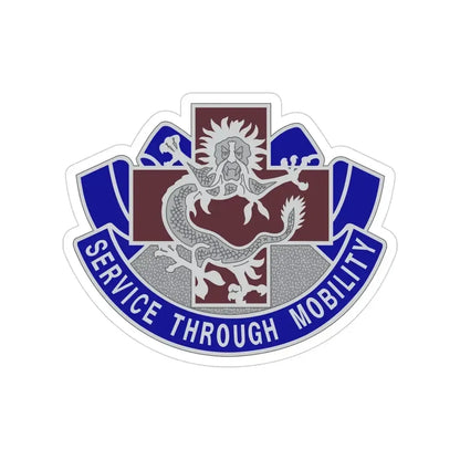 528 Field Hospital (U.S. Army) Transparent STICKER Die-Cut Vinyl Decal 4 Inch - The Sticker Space