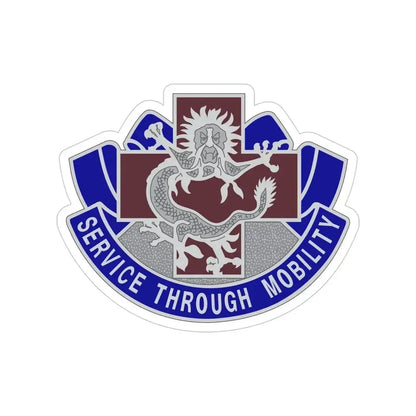 528 Field Hospital (U.S. Army) Transparent STICKER Die-Cut Vinyl Decal 5 Inch - The Sticker Space